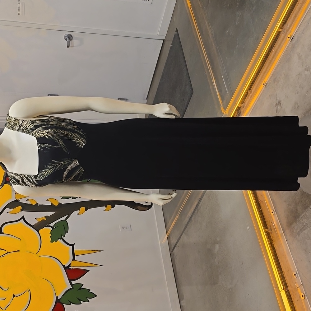 Joseph Ribkoff Peacock Accent Dress